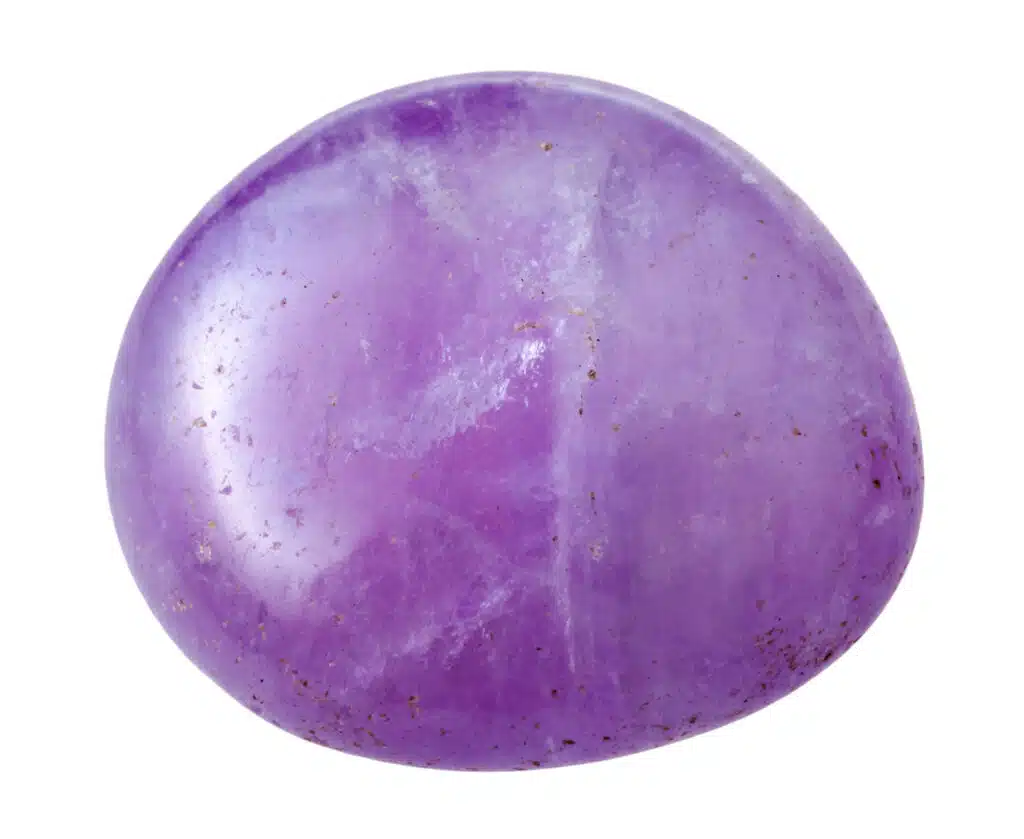 Amethyst als Handschmeichler