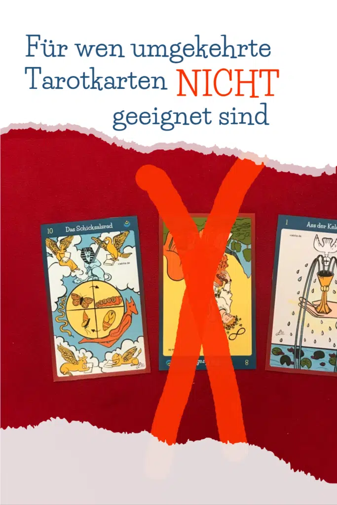 Umgekehrte Tarotkarten: für wen nicht geeignet